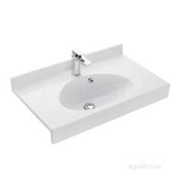 Раковина Aquaton Отель 3/80 белая с навесами 1A70063NOT010