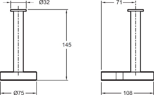 Держатель туалетной бумаги Jacob Delafon Singulier 15217D-CP