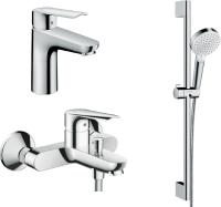 Душевой комплект Hansgrohe SET Logis E 100 (c) Душевой комплект Hansgrohe SET Logis E 100 (c)