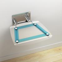 Унивеpсальное сиденье для душа RAVAK OVO-B-BLUELINE B8F0000031